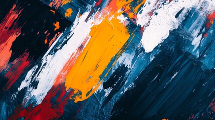 Abstract Acrylic Painting