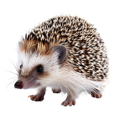 Obraz premium Cute Hedgehog with Spikes translucent