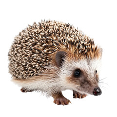Obraz premium Closeup of a Hedgehog with Spikes. translucent