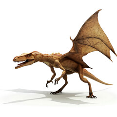 Naklejka premium Majestic Pterosaur in Flight