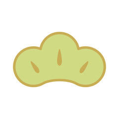 松のシンプルなイラスト　和風　背景透過