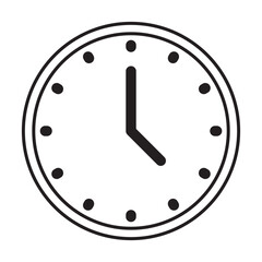 wall clock  time icon vector symbol