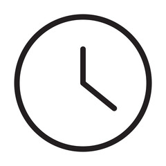 clock icon vector time symbol