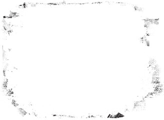 Glitch distorted grange shape . Noise grungy logo . Trendy defect error shapes . Glitched frame .Grunge textured . Distressed effect .Vector shapes