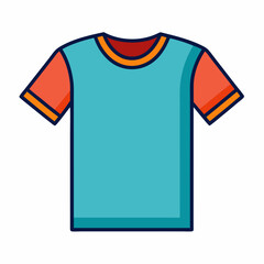 T-shirt vector mockup illustration