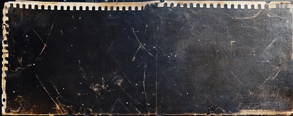 Old film with dust and scratches