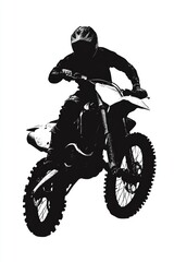 Rider on Dirt Bike