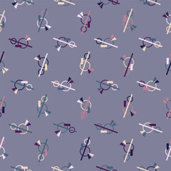 Modern masculine pattern abstract shapes common geometric motif seamless background. Fabric design textile swatch, man shirt all over print block. 