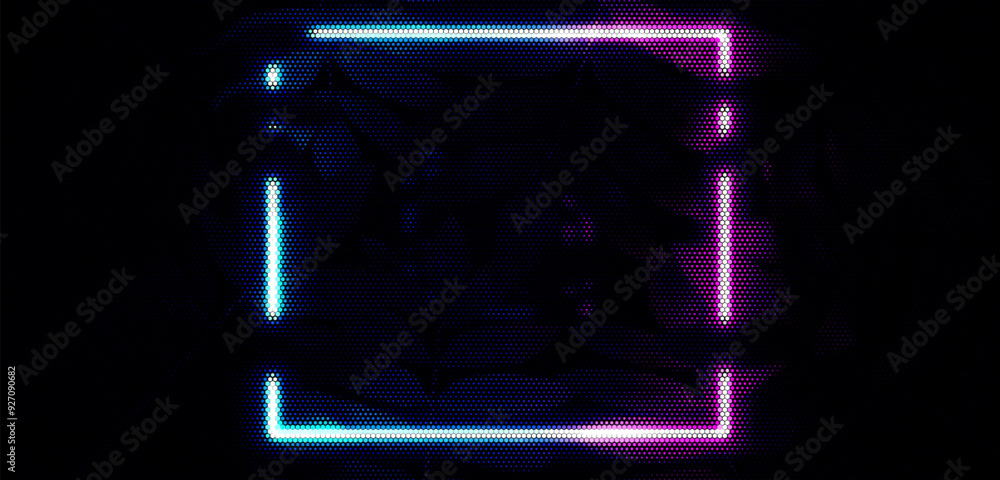 Poster abstract geometric colorful graphic design print honeycomb pattern. vector illustration.