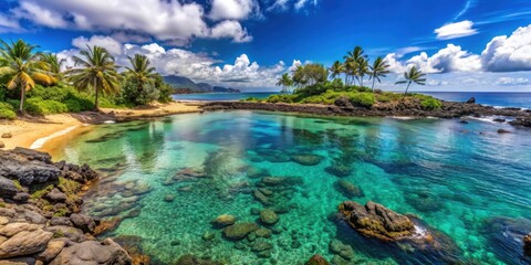 Beautiful photo of Sharks' Cove, a popular snorkeling spot in Hawaii North Shore , Hawaii, North Shore