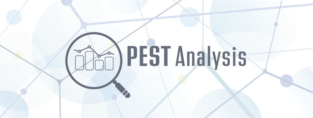 PEST ANALYSIS text on white background