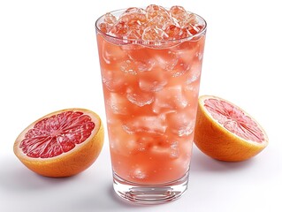 glass of grapefruit juice