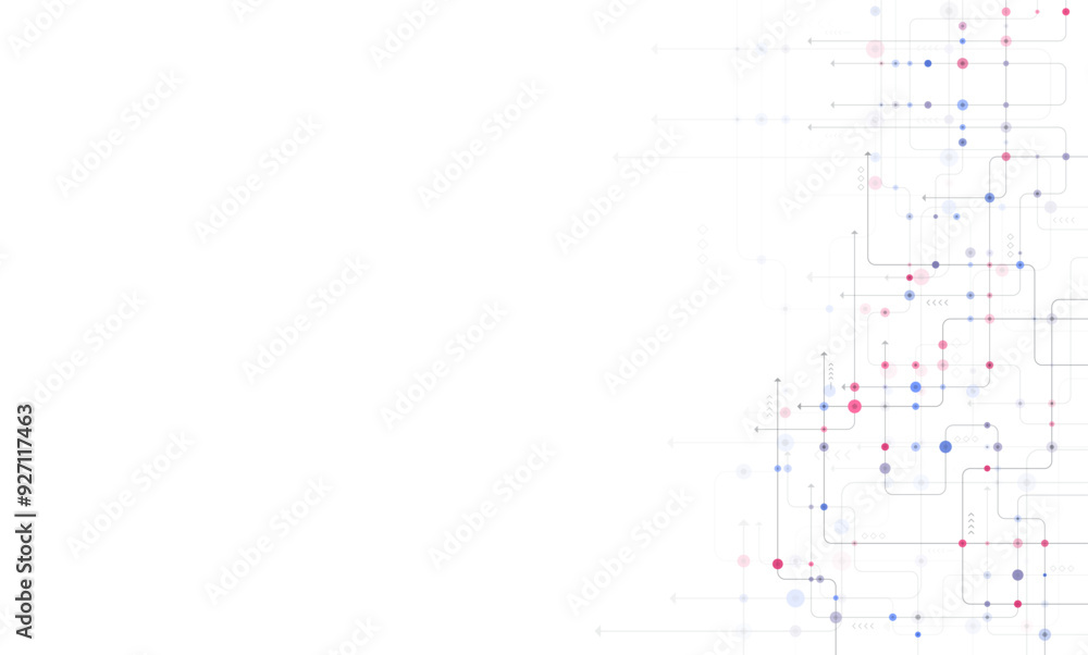 Aufkleber digital technology background. concept with technology line. circuit board background technology