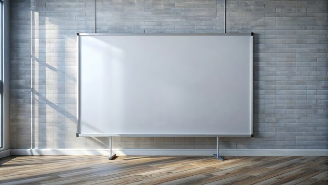 An empty white board with space for creativity and ideas, blank, white, board, background, empty, space, creativity