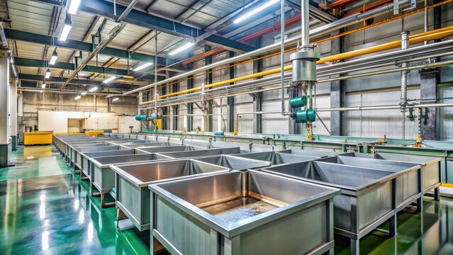 Chemical baths for metal finishing production process, metal finishing, anodizing, galvanizing