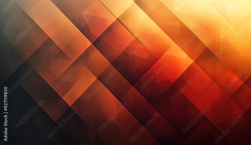 Poster a colorful abstract pattern with a lot of red and orange