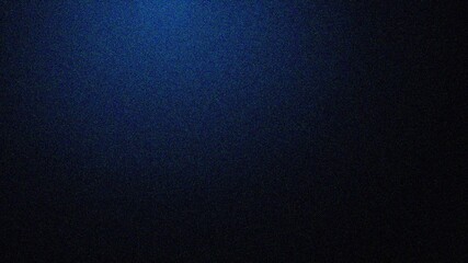Blue navy black grainy gradient background, grainy texture effect, web banner design copy space