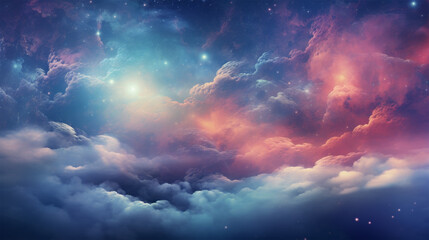 Fototapeta premium cloudscape on nature background