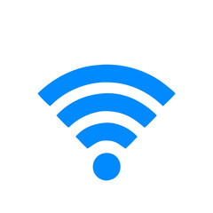 Wifi wireless internet signal flat icon for apps 