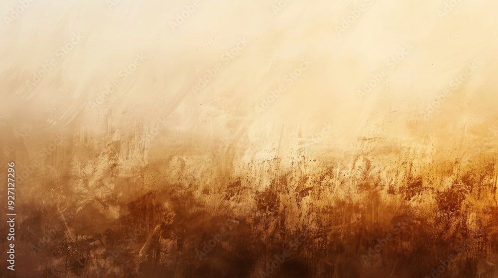 Aufkleber The image depicts a textured background with a gradient of brown and yellow hues. The texture is reminiscent of a rough, uneven surface, and the colors create a sense of depth and dimension.