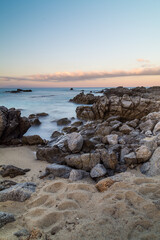 Calabria Capo Vaticano - sunset over the sea