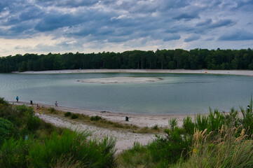 Badesee Gasseltevelt bei Gasselte im Norden der Niederlande