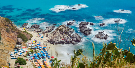 Calabria Capo Vaticano fish in the aquarium