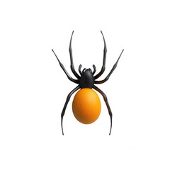 Obraz premium 3D Rendered Black and Orange Spider