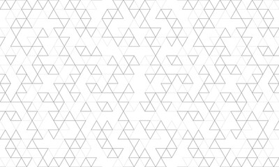 Abstract vector background with a seamless geometric pattern of simple triangle shapes. Stylish vector texture