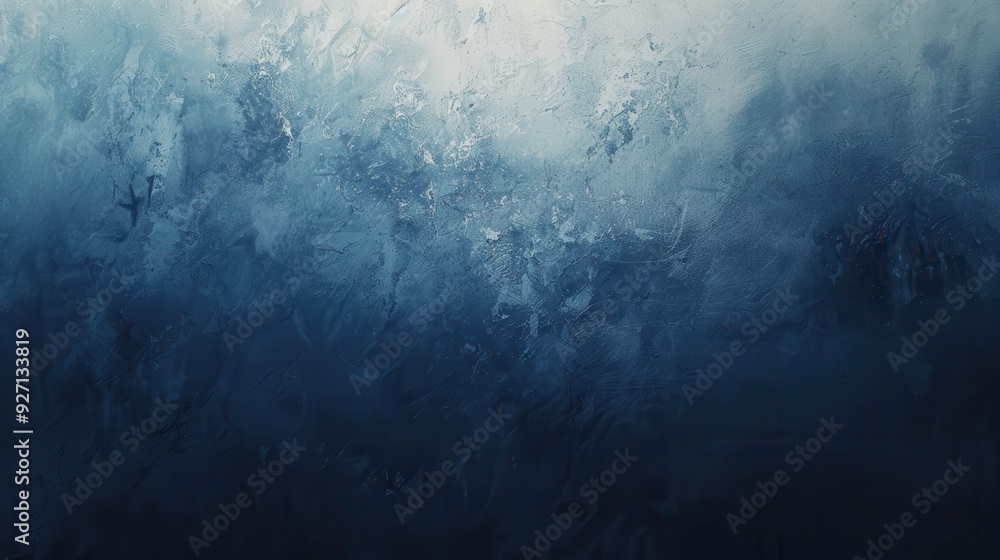 Poster a light blue abstract background with a gradient that fades into a deep blue. the surface is texture