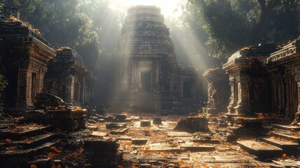 Ancient Temple in the Jungle