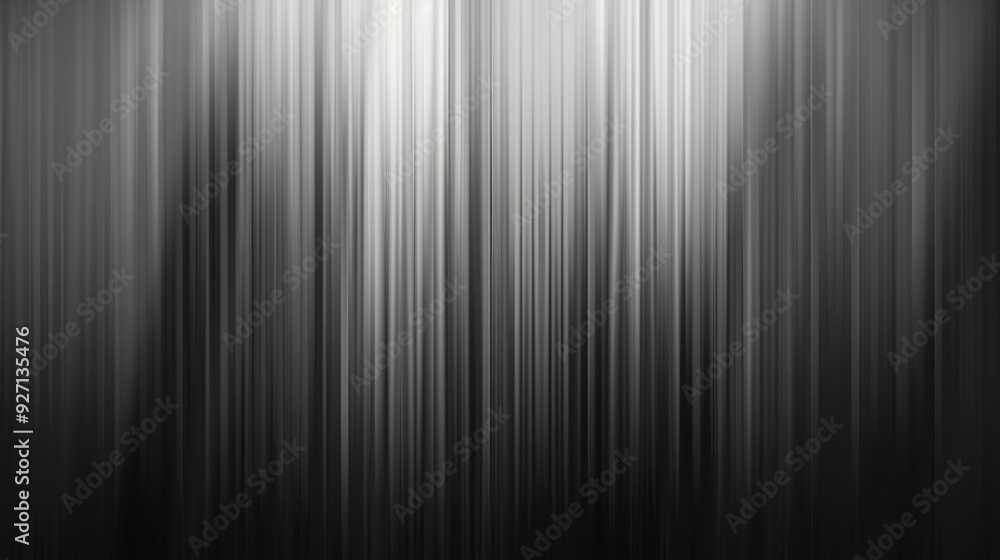 Aufkleber An abstract background featuring vertical black and white lines with a light gradient. The image has a slightly blurred, blurry effect, giving it a soft and textured look.