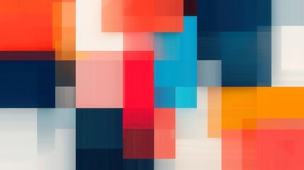Colorful pixel mosaic, vibrant geometric design, intricate arrangements of squares and rectangles, dynamic visual rhythm, modern digital art, suitable for tech and gaming themes.