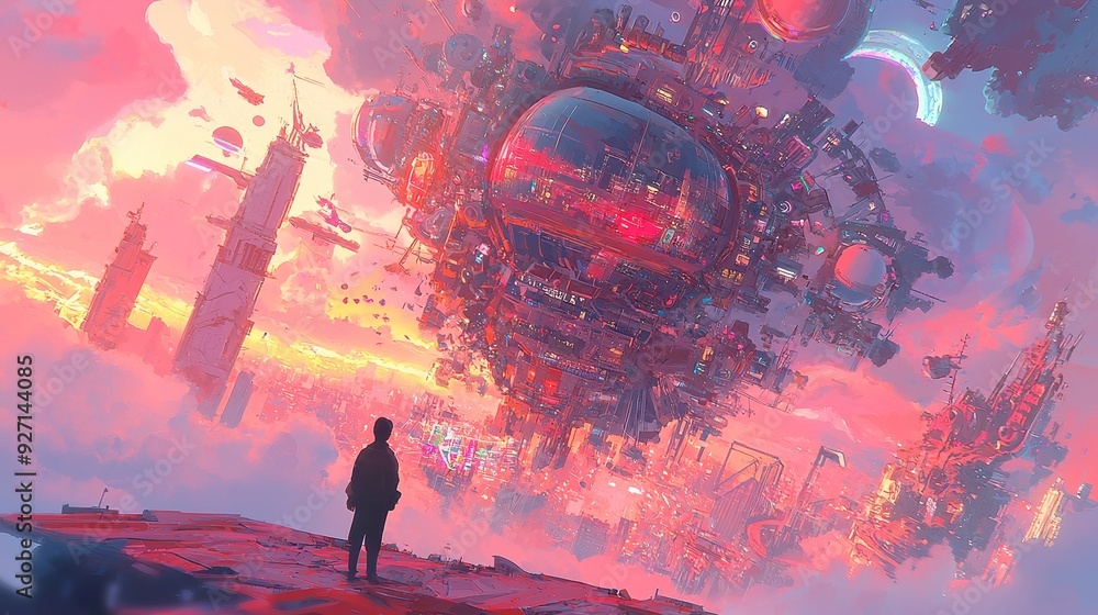 Poster exploring the future of ai interaction, a conceptual illustration depicting the dynamic relationship