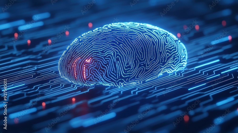 Poster ai transformation in business, exploring how artificial intelligence enhances efficiency, optimizes 