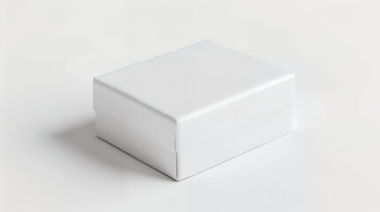 Fototapeta premium White box . Mock up white cardboard package box. White realistic box mockup for packaging. Blank white product packaging boxes isolated on white background.