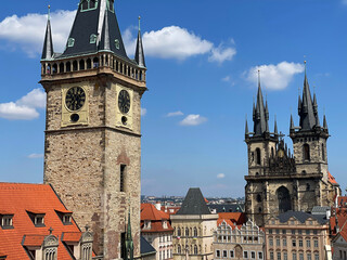 Fototapeta premium Medieval Gothic towers 