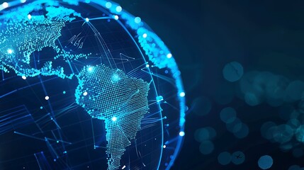 Business Logistics concept, Global business connection technology interface global partner connection of Container Cargo freight ship for Logistic Import Export background, internet of things