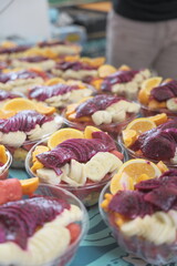 店頭に並んだスイーツ