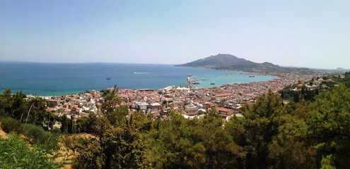 panorama of Zakynthos city