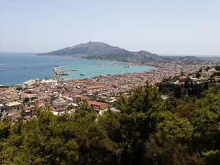 panorama of Zakynthos city