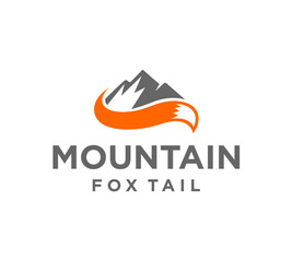 MOUNTAIN WITH FOX TAIL LOGO