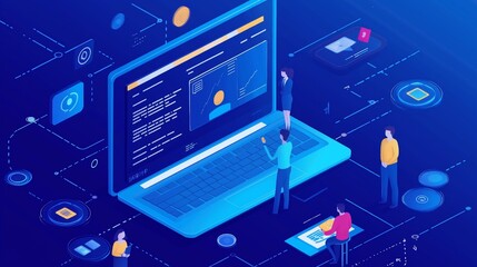 AI-powered customer relationship management (CRM) systems, CRM systems featuring a picture of marketers handling customer data