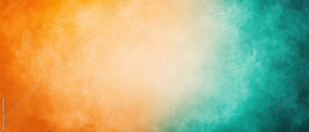 Leinwandbilder vibrant orange and teal abstract textured background, perfect for a variety of design projects, prov