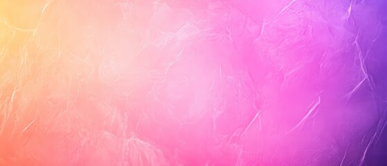 Fototapeta premium Vibrant pastel gradient background with soft textures blending pink, purple, and yellow hues, perfect for design or digital art projects.
