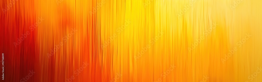 Fototapete A digital image of a colorful abstract background featuring vertical stripes in orange and yellow shades. The colors are blurred and create a gradient effect.