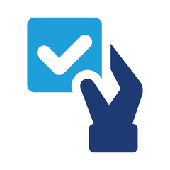 Right vote icon