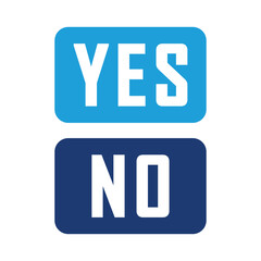 Yes no icon