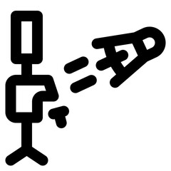 Shuttlecock Feeder Icon