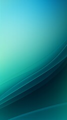 Obraz premium Ethereal Harmony: Sky Blue and Deep Green Gradient with Elegant Curves. Abstract Vector Art for Creative Marketing and UI Design. High-Resolution Digital Artwork with Subtle Grain Texture, Perfect for